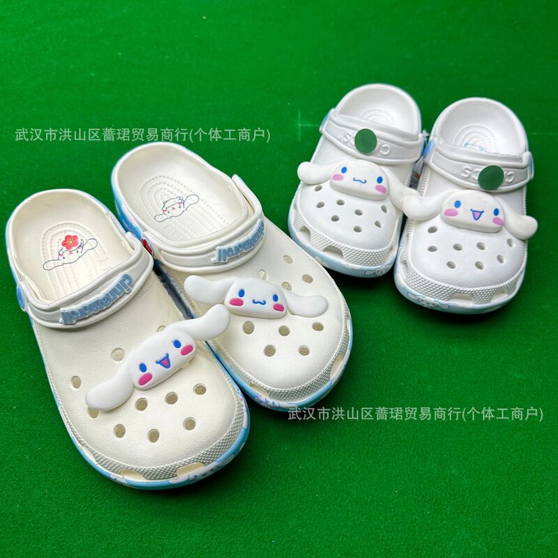 Croc Cinnamoroll Collaboration Summer Unisex Parent-Child Outdoor Casual Beach Clogs Available for Wholesale Croc Cinnamoroll Collaboration Summer Unisex Parent-Child Outdoor Casual Beach Clogs Available for Wholesale