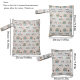 Cross-border single pocket waterproof storage bag baby stroller diaper bag reusable Wet Bag factory wholesale