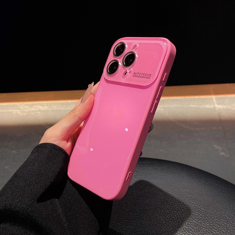适用苹果17promax手机壳秒变大视窗冰感光面玻璃iPhone16保护套硬|undefined