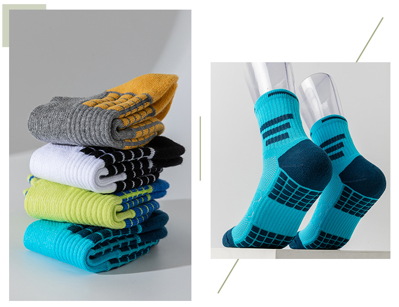 Socks Lingerie Type Cotton Fabric Type Basic Unisex Color Block Cotton Crew Socks A Pair