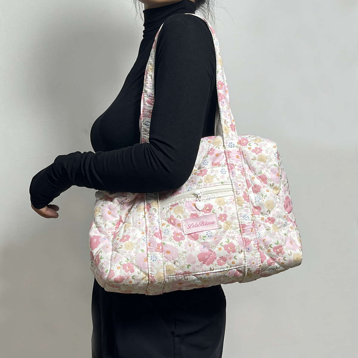 2024 nuevo bolso tote lingge pocilgas rotas más bolsos de algodón de gran capacidad bolsos bolsos de hombro bolsos de plumón ligeros