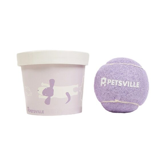 PETSVILLE school thinking tennis outdoor pet interactive ball dog dog toy boredom artifact bite-resistant ball pet