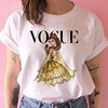 Short sleeve T-shirt for princess, with short sleeve, European style, oversize, suitable for import, wish, ebay