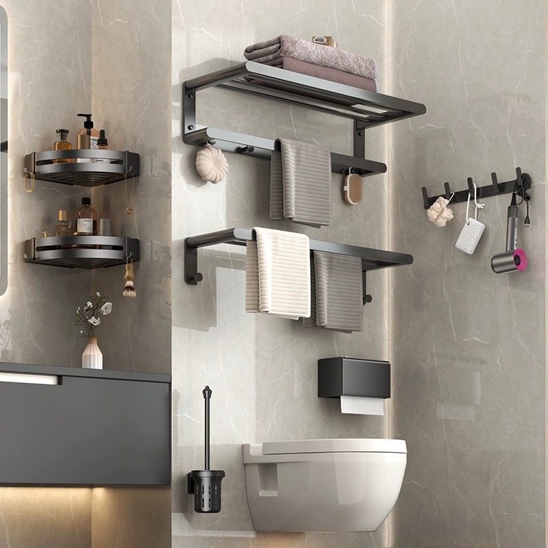 Punch-Free Shelf Rack