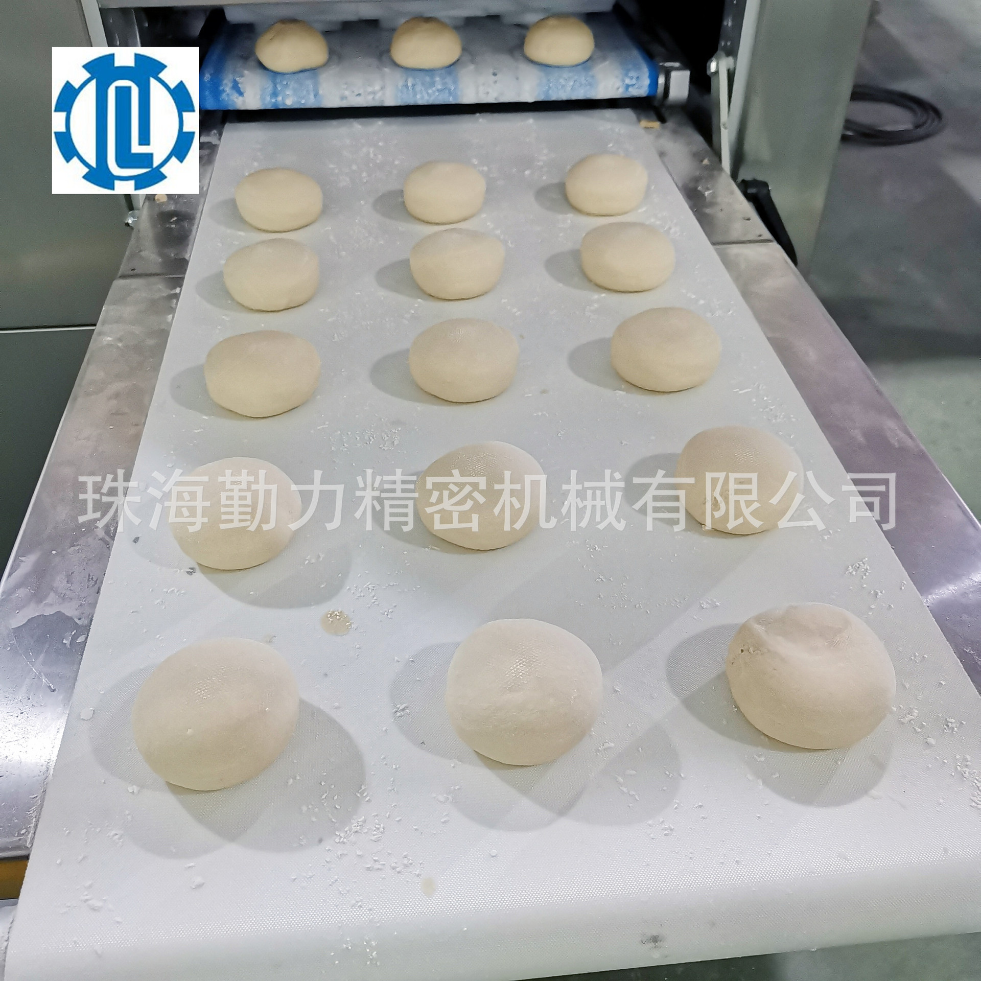 肯德基麦当劳汉堡胚吐司面包生产线面团分割滚圆机