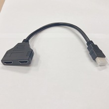 HDMI分配器一进二出一分二HDMI1分2高清线 HDMI分线器hdmi转接头