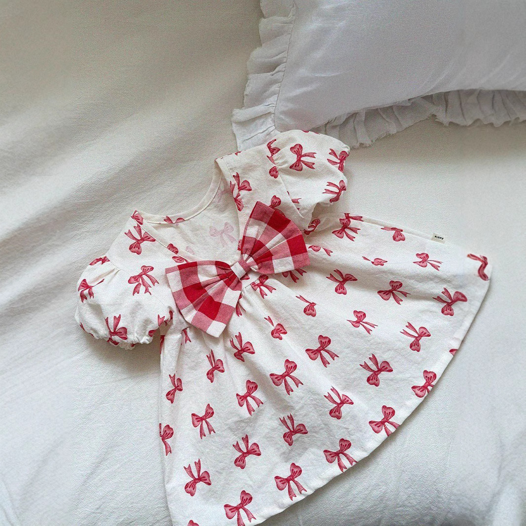 106059819@qq.com Nouvelle collection de vêtements pour enfants style coréen été 2026 - Robe de princesse élégante pour bébé fille_voghion.com