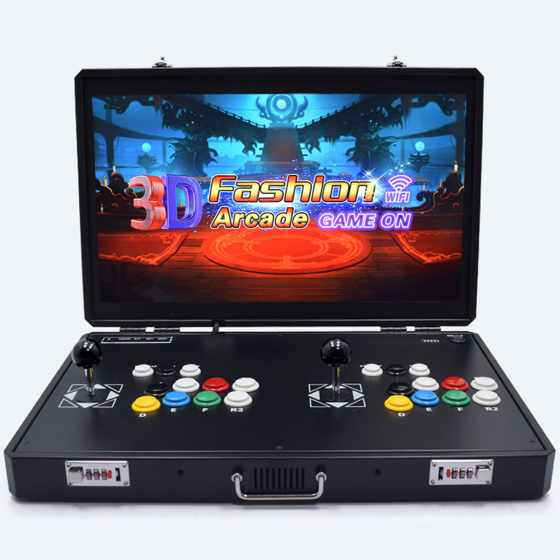 24inch Two-Player Joystick Foldable Portable Pandora Arcade Moonlight Treasure Box Home Game Console Fighting All-In-One Machine