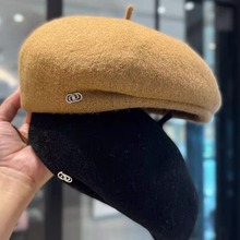 法式復古貝雷帽女秋冬季羊毛呢蓓蕾帽子韓版定型設計顯臉小畫家帽