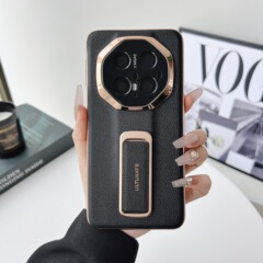 Huawei mate70pro 携帯電話ケース、プレーンレザーリストストラップホルダー 70/60rs レンズオールインクルーシブ落下防止保護カバーに適しています。