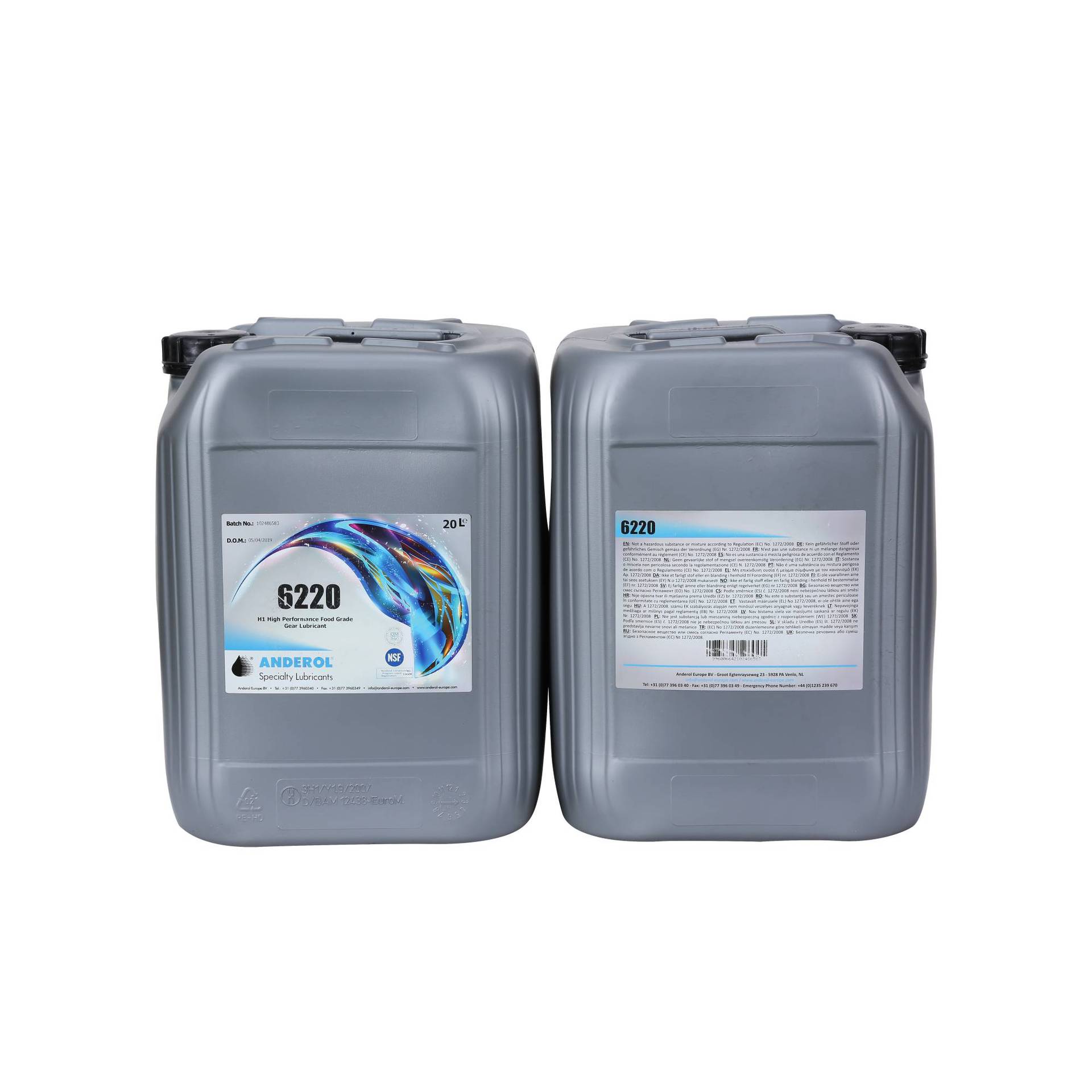 安润龙/anderol/安德鲁 6000系列 食品级全合成齿轮油