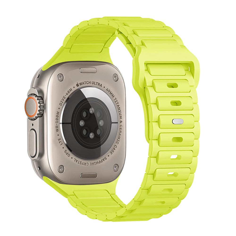 Aplicable para Apple i Watch Tres Perlas Silicone Brazalete Apple Watch9/8/SE/7/6/5/4/3/2/1