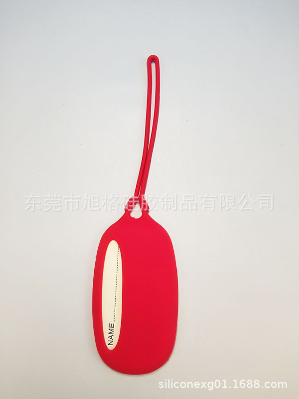 メーカーは楕円シリカゲルの荷物札を提供しています。旅行機の荷物札のスーツケースのタグはロゴを印刷できます。|undefined