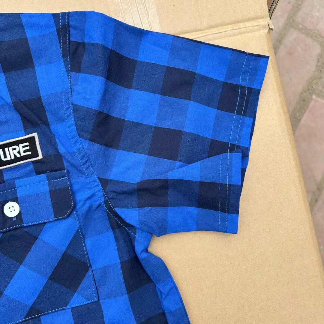 Camisas de 25 días de verano, camisas de manga corta para niños, camisas de algodón