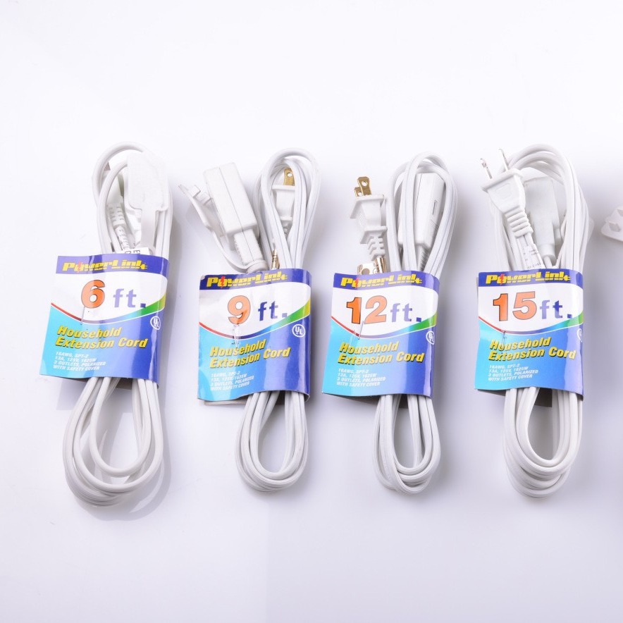 巴拿马美式延长线带防水盖接地孔铜包铝 室外延长线 非标线