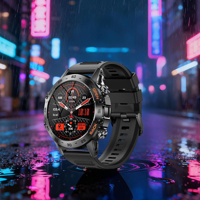 跨境K52智能手表蓝牙通话音乐播放心率睡眠监测计步蓝牙运动手表