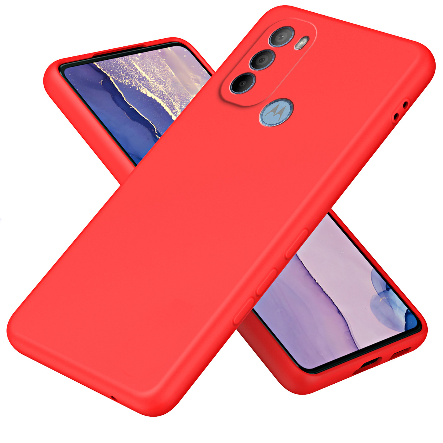 适用MotoG31液态硅胶手机壳Infinix Hot 20S肤感纯色Spark 9T软壳