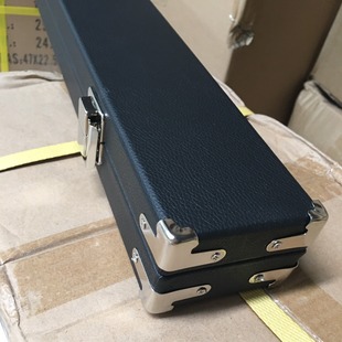Foreign trade billiards export wholesale British cue black leather 3/4 cue box 120CM cue box