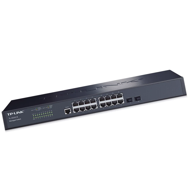 TP-LINK TL-SG3218 16-портовый полноскоростной гигабитный управляемый коммутатор уровня 2 с агрегацией портов SFP