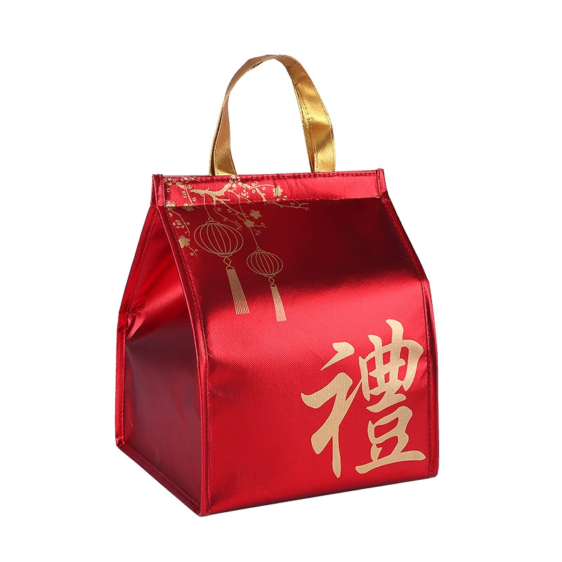 Insulated gift bag, linen, custom-made, increased thickness, temperature control, birthday present