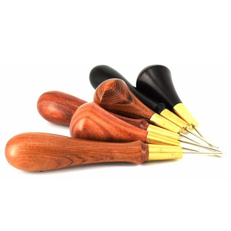 胜狮牌不锈钢木制锥子五金广东中山皮具工具diy手工打孔尖头