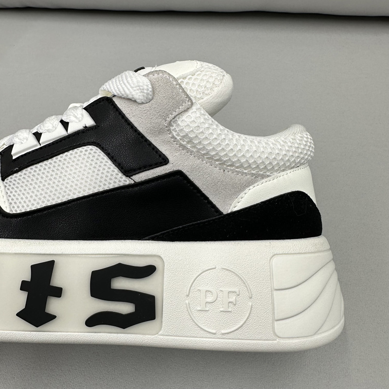 Scarpe casual da uomo con suola spessa stile campus comode_voghion.com