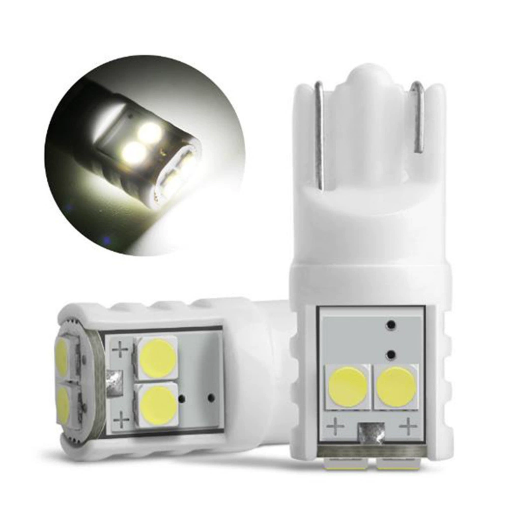 Автомобильная Светодиодная лампа T10 3030 6smd керамическая ширина свет лампа для чтения свет номерного знака W5W маленькая лампа 12 В