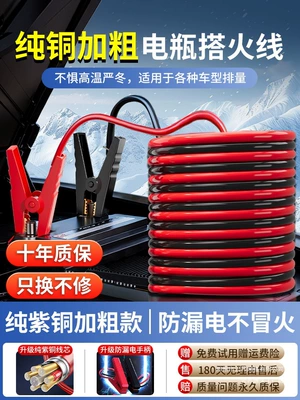Battery Connection Clips, Car on the line of fire