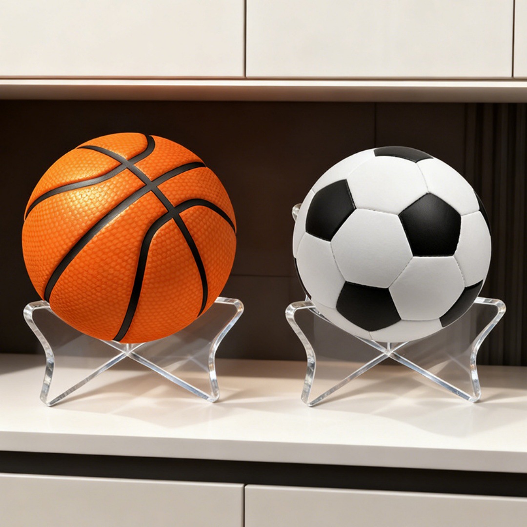 514 Factory Multifunctional Acrylic Display Stand Bowling Football Basketball Soccer Volleyball Support Base