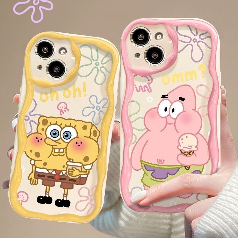 海绵宝宝手机壳派大星适用VivoY04/Y03t/Y03/Y18/Y28/Y38/Y18