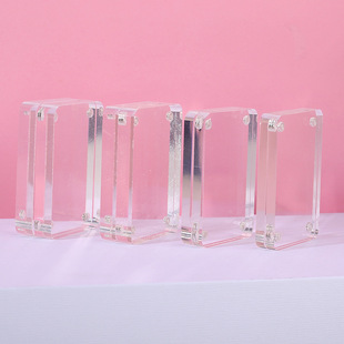Spot Acrylic Card Brick Magnetic Desktop Stand Card DIY Hand Account Hd Transparent Mahjong Gupan Brick Wholesale