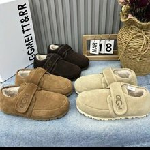 玛丽珍毛毛鞋女秋冬外穿2024新款孕妇平底羊羔绒豆豆鞋加绒棉瓢鞋