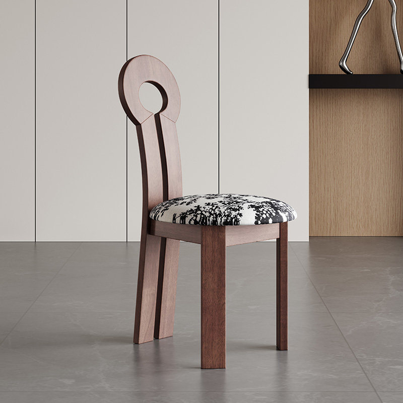 【분해 배송, 뛰어난 가성비】 키체어 월넛 프레임 + 매화 좌판