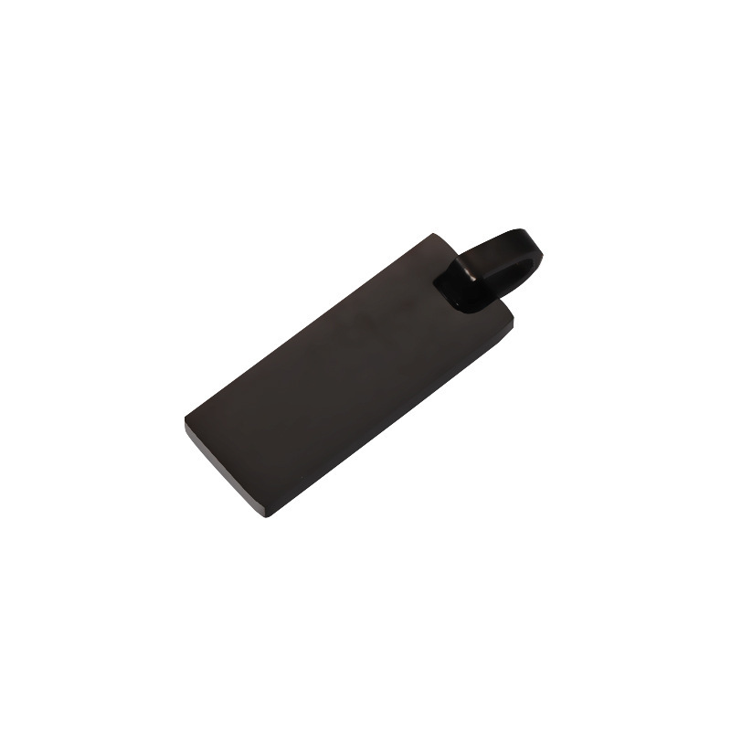 鏡面ステンレス長方形ペンダントdiyアクセサリー光沢面彫刻可能角札10*25/15*22