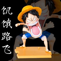 海賊王飢え三人組q版索隆山治路飛アニメ模型の手は周辺のケースを飾って卸売りします。