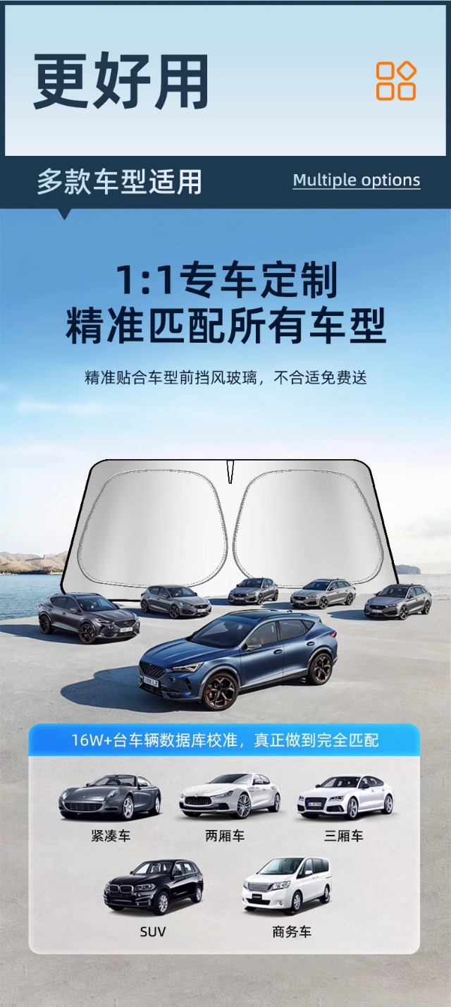 Titanium Silver Sunshade