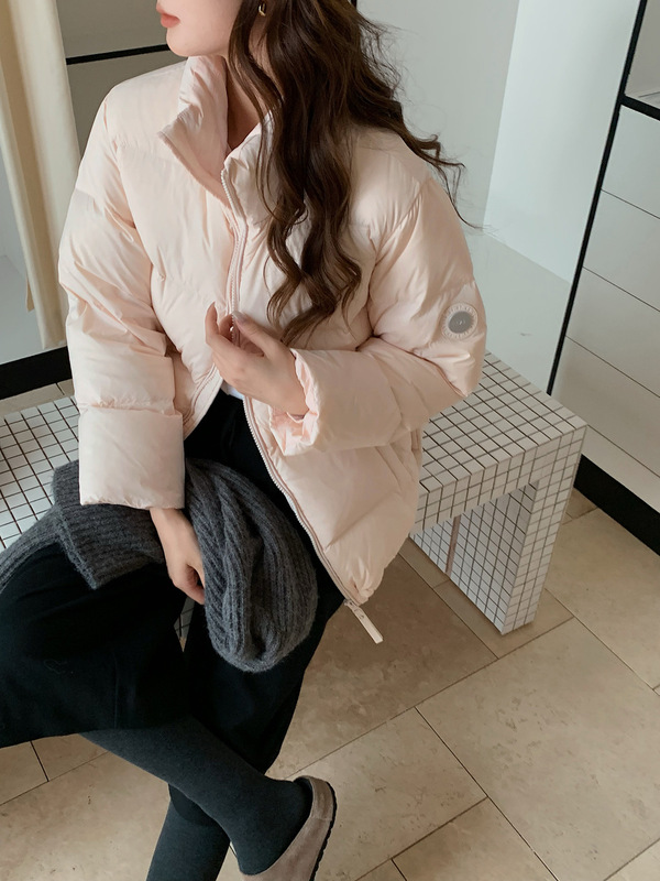 新国标90%2025年羽绒服女冬季加厚韩版小个子宽松面包服宽松型|undefined