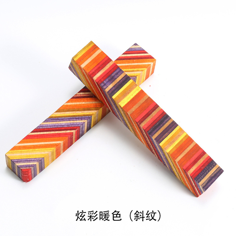 彩木弓箭弹弓木料制笔刀柄朋克机器人材料滑板合成高密度多层压缩|undefined