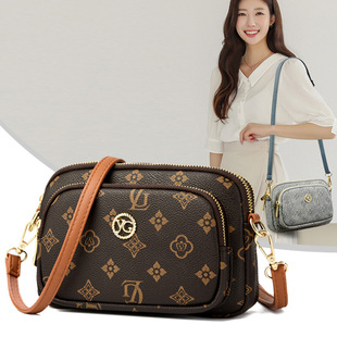 Cross-Border Bags for Women 2025 New Retro High-End Fashion Presbyopic Shoulder Bag European and American Niche Design Crossbody Bag