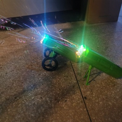 Amazon transfronterizo mini cañón redondo escenario burbuja máquina Temu luz porosa soplar burbujas juguetes interactivos