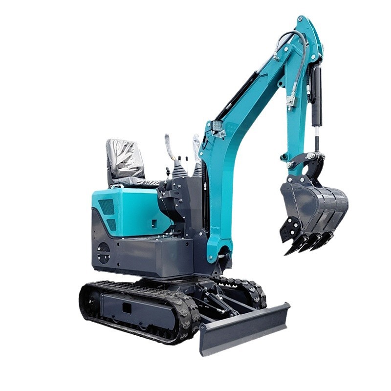 Miniexcavadora de 1 tonelada para uso doméstico, para excavación de tierra y zanjas, cargadora de ingeniería, miniexcavadora trituradora, microexcavadora. image 6