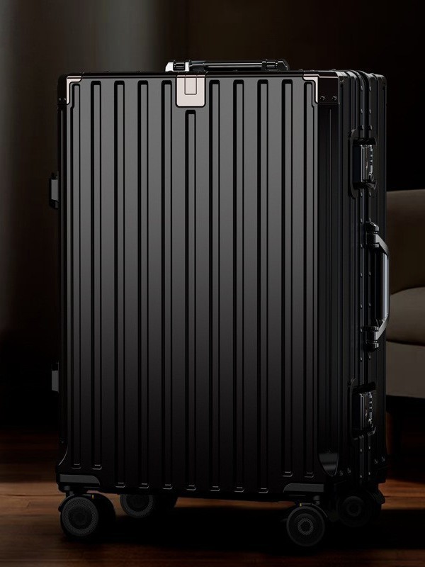 Maleta de gran capacidad, maleta de 24 pulgadas, caja de embarque de 20 pulgadas, caja con ruedas con marco de aluminio, caja de almacenamiento multifuncional de 20 pulgadas