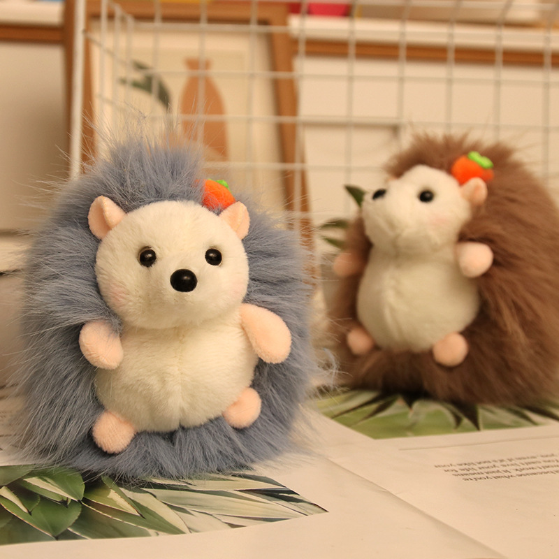 Cartoon Safe Hedgehog Plush Keychain Pendant for Girls' Bags, Doll Machine Gift Pendant Doll Cartoon Safe Hedgehog Plush Keychain Pendant for Girls' Bags, Doll Machine Gift Pendant Doll