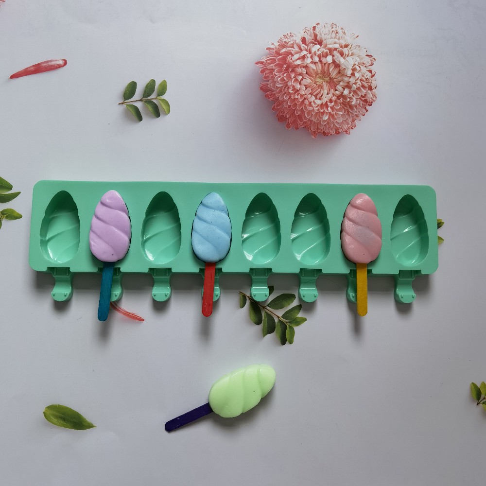 8 gotas de agua 498 helado molde de silicona helado molde de helado helado molde de hielo para hacer suministros de fiesta de verano