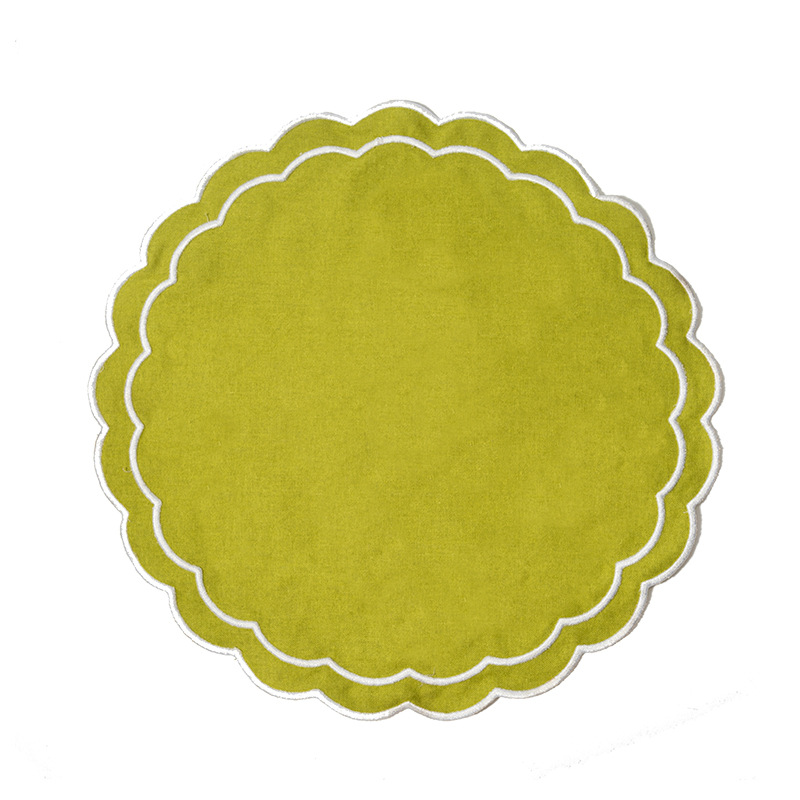 녹색 C 스타일(흰색 가장자리)