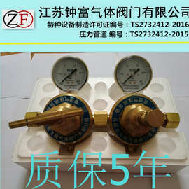 YQJ-11型氧气减压器 减压阀 双级双表 管道气体 管路减压器