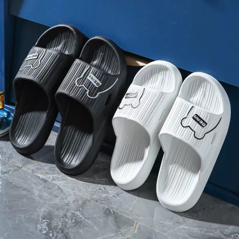 Новые тапочки для женщин, которые можно носить на улице летом, выходят на улицу, домашние Нескользящие тапочки с мягким дном для ванной, тапочки для мужчин оптом