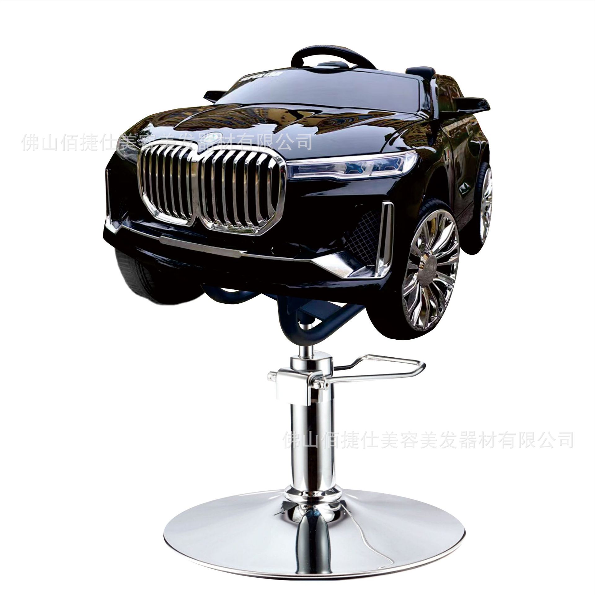 Asiento eléctrico de barbero infantil silla de barbero de automóvil elevación silla giratoria música barbero de automóvil para niños silla de corte de pelo para niños
