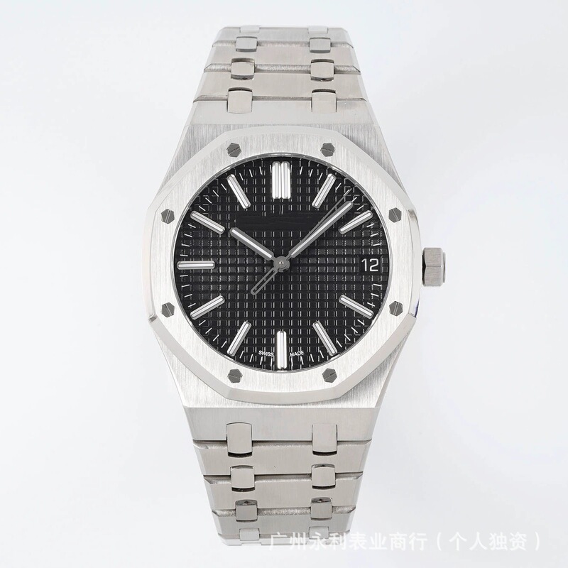 Aps New Ap Royal Oak Casual Atmosphere Dial Fully Automatic Mechanical Men's Watch Calendar Spot Wholesale
