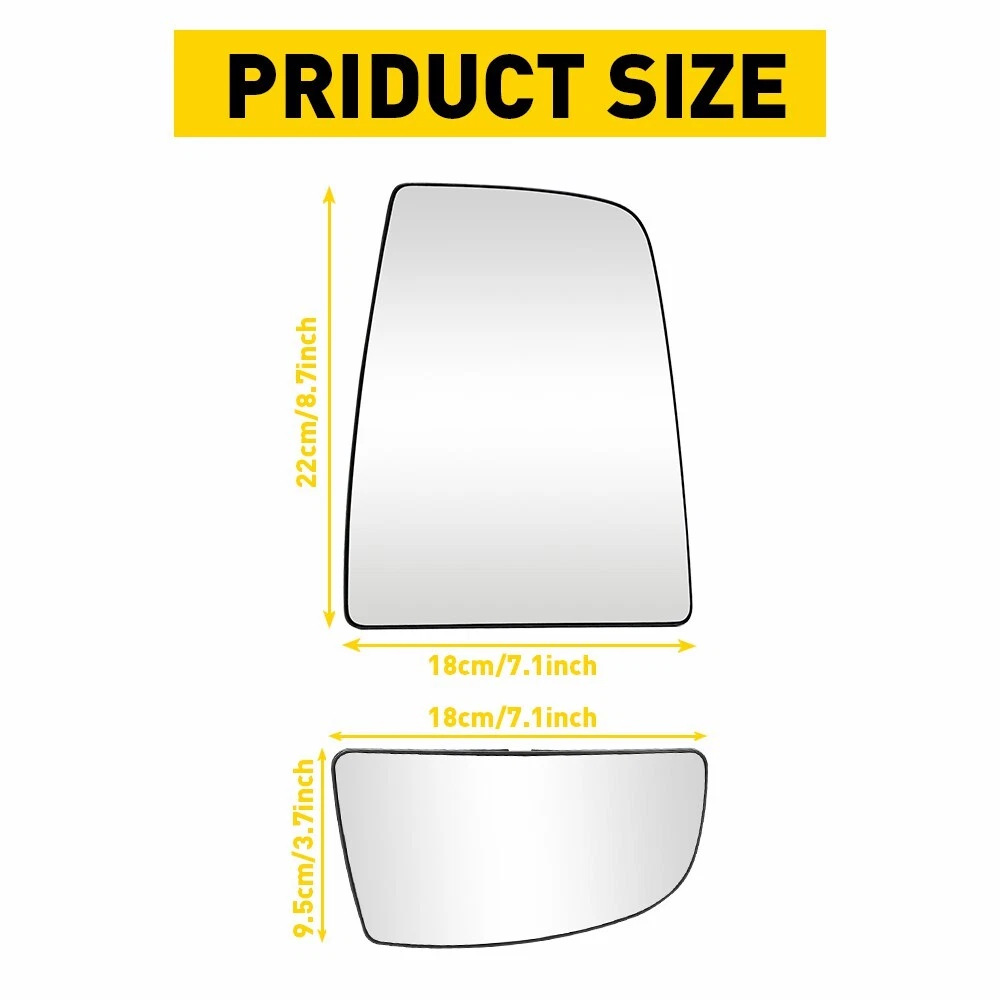 BK31-17K741-BA is suitable for 15-22 Ford Transit models, for both upper and lower, left and right rearview mirror lenses